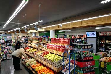 Проект освещения супермаркета